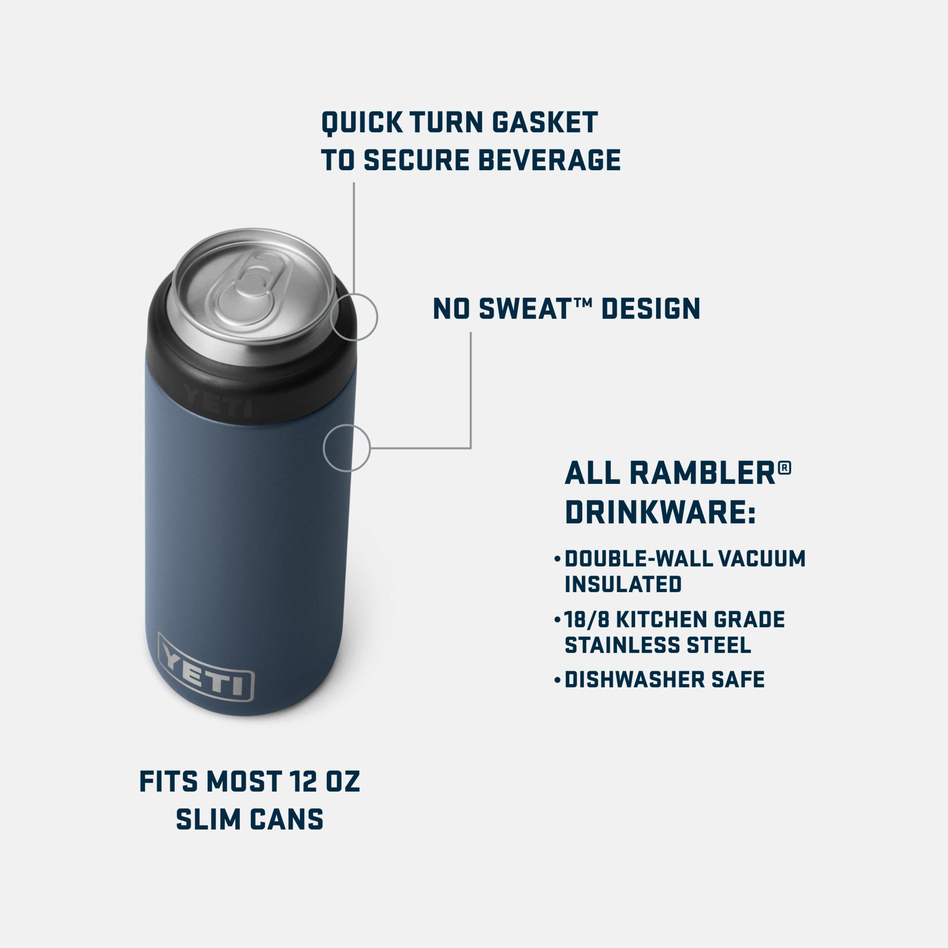 Rambler® 12 oz Colster® Can Cooler